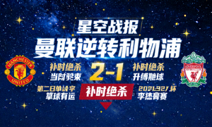 星空战报 曼联逆转利物浦